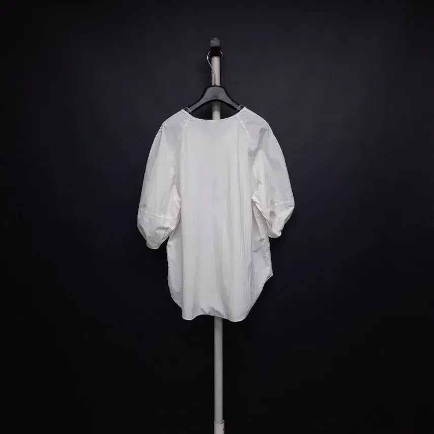 [BUNJANG] Nice Claup Spring Summer Blouse Nylon White/Ivory Size 88 / 나이스클랍 춘하 6부7부 블라우스 66.77