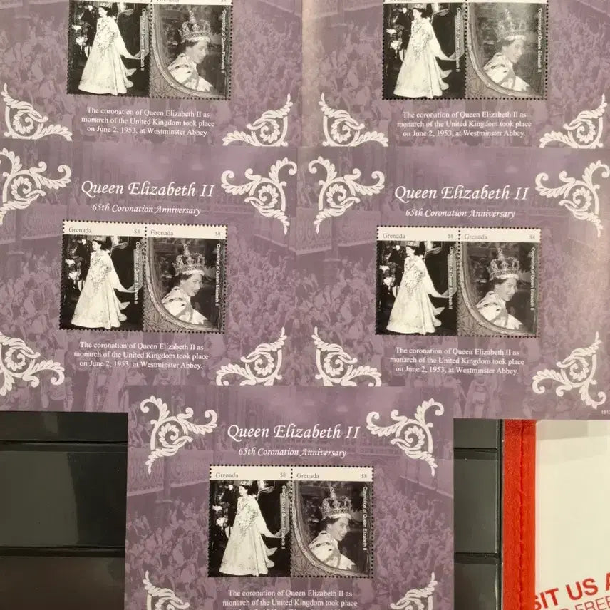 [BUNJANG] Granada Elizabeth II 65th Anniversary Stamp / (12관/25)2018년 그라나다 엘리자베스여왕65세 기념우표(E2)저렴