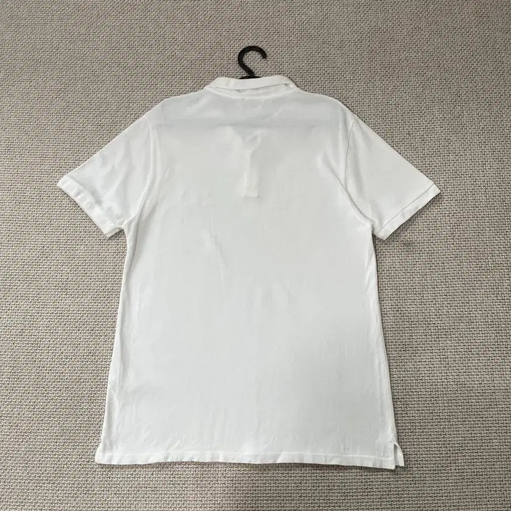 [BUNJANG] Maison Kitsune White Short Sleeve Polo Shirt / L 메종키츠네 화이트 반팔 카라티 N.8185