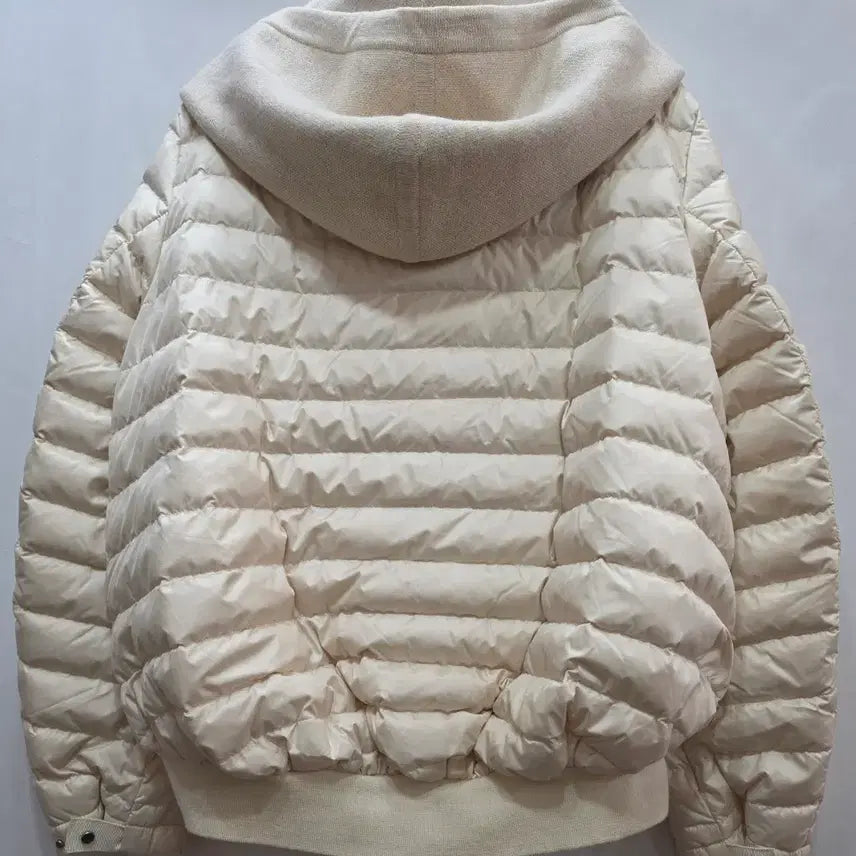 [BUNJANG] Time Ivory Hooded Lightweight Padded Jacket / (정품)타임 아이보리 후드 여성 경량 패딩