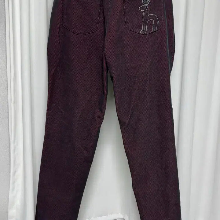 [BUNJANG] Hazzys Burgundy Corduroy Pants / hazzys 헤지스 버건디 코듀로이 바지