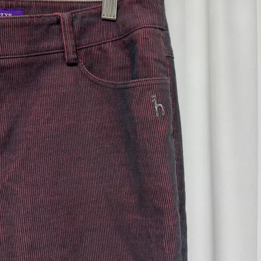 [BUNJANG] Hazzys Burgundy Corduroy Pants / hazzys 헤지스 버건디 코듀로이 바지