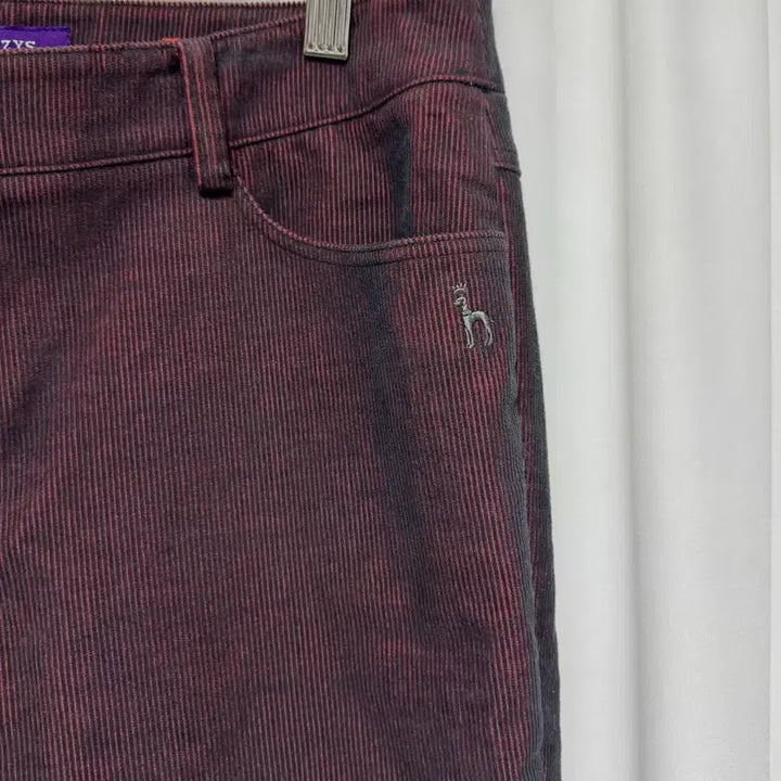 [BUNJANG] Hazzys Burgundy Corduroy Pants / hazzys 헤지스 버건디 코듀로이 바지