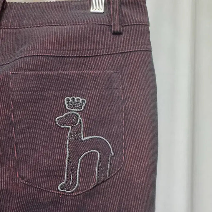 [BUNJANG] Hazzys Burgundy Corduroy Pants / hazzys 헤지스 버건디 코듀로이 바지