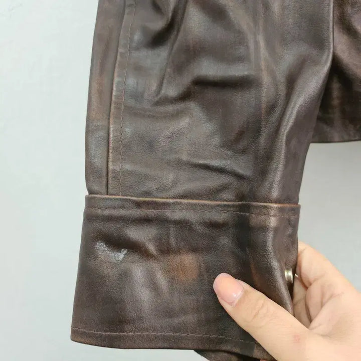[BUNJANG] TOY GIRL ITALY Leather Jacket / TOY GIRL ITALY 가죽 자켓 공용 95 J6101