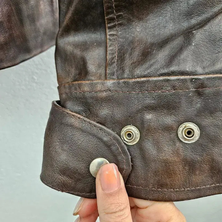 [BUNJANG] TOY GIRL ITALY Leather Jacket / TOY GIRL ITALY 가죽 자켓 공용 95 J6101