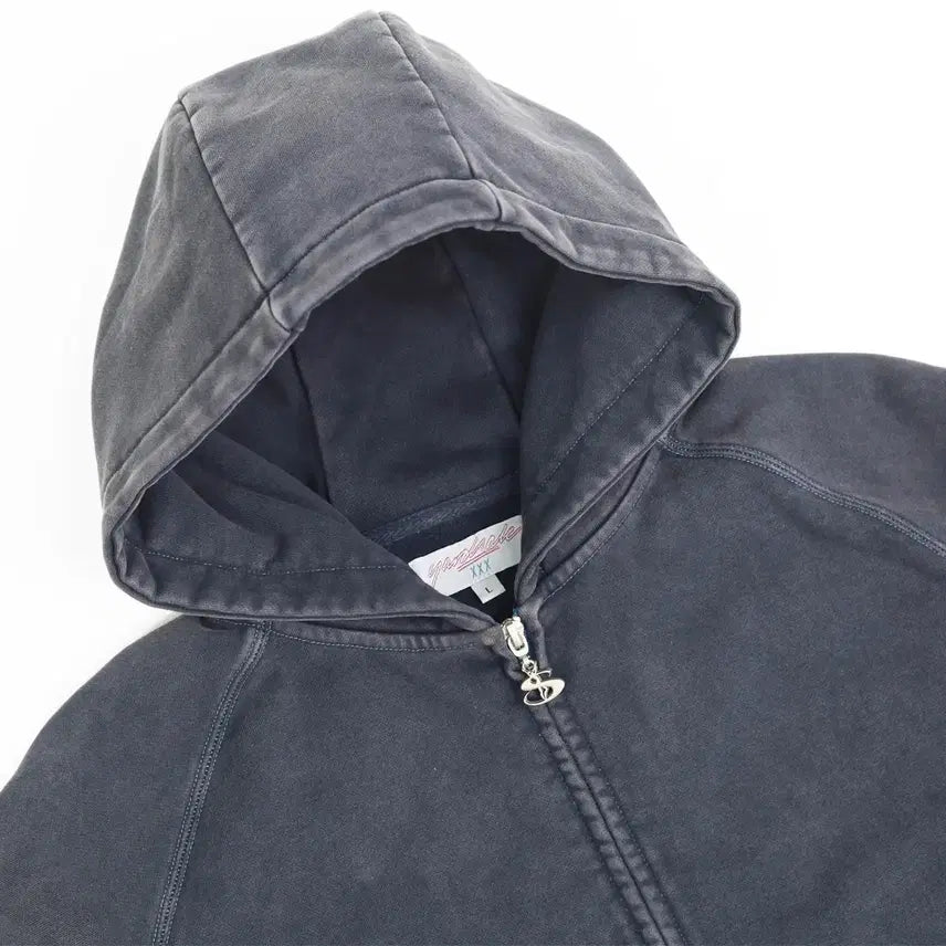 [BUNJANG] Yardsale Sundown Hooded Zip-up - Blue / Yardsale sundown hood blue 야드세일 선다운 후드집업