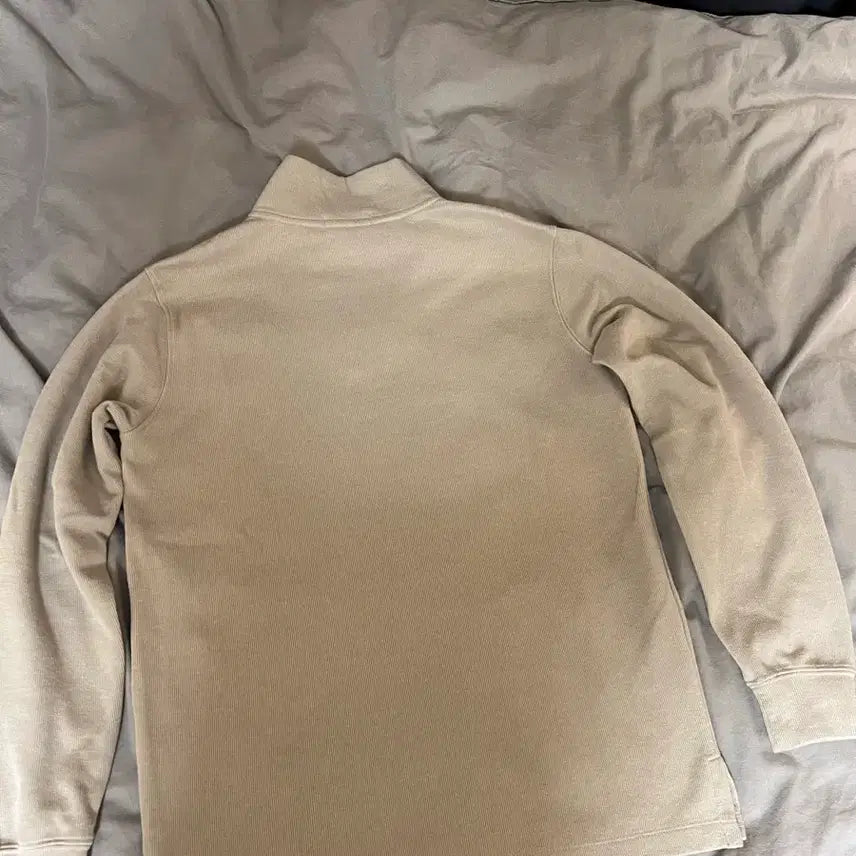 [BUNJANG] Polo Ralph Lauren Beige Zip-up Knit Sweater / 폴로 랄프로렌 베이지 집업니트 S