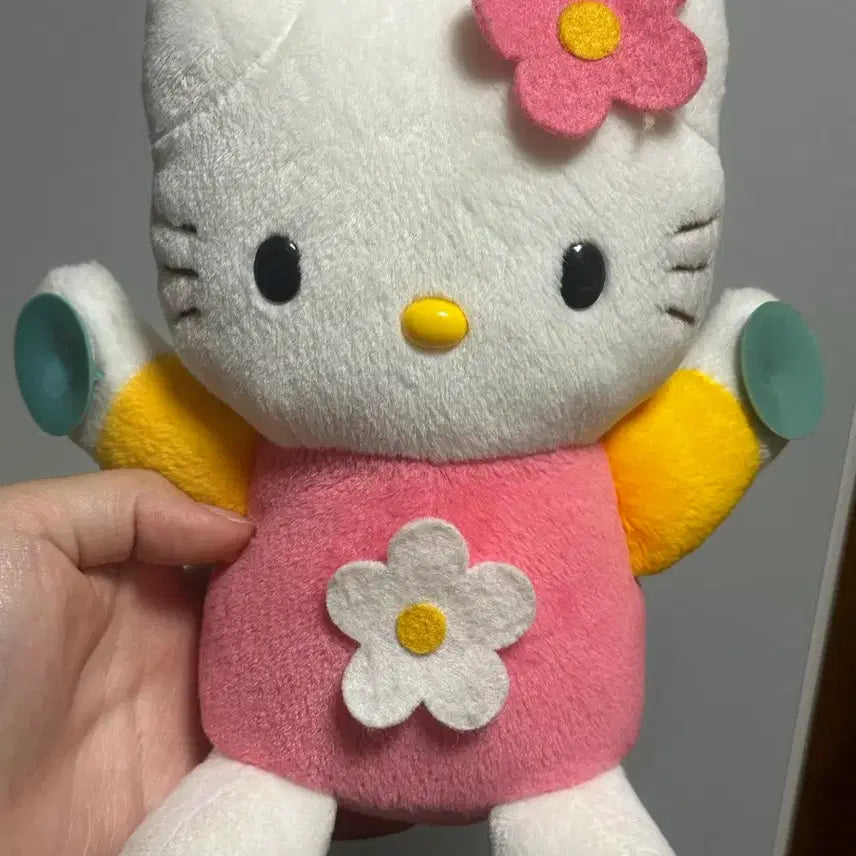 [BUNJANG] Vintage Hello Kitty Plush Doll / 고전키티 부착 인형(00 산리오)