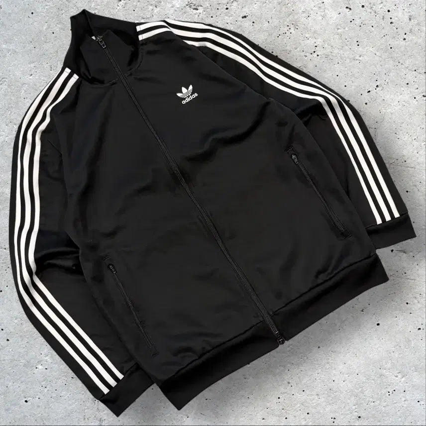 [BUNJANG] Adidas Beckenbauer Track Top Jersey Black (L) / [L] 아디다스 베켄바우어 삼선 트랙탑 져지 블랙 D163