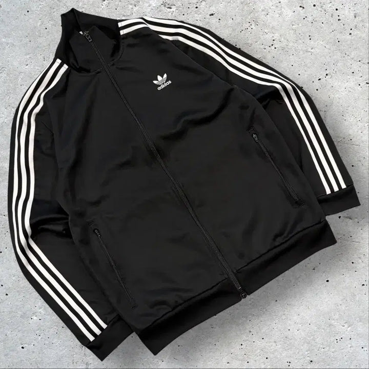 [BUNJANG] Adidas Beckenbauer Track Top Jersey Black (L) / [L] 아디다스 베켄바우어 삼선 트랙탑 져지 블랙 D163