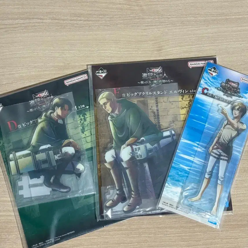 [BUNJANG] Attack on Titan Acrylic Stand Set / 진격거 아크릴 세트