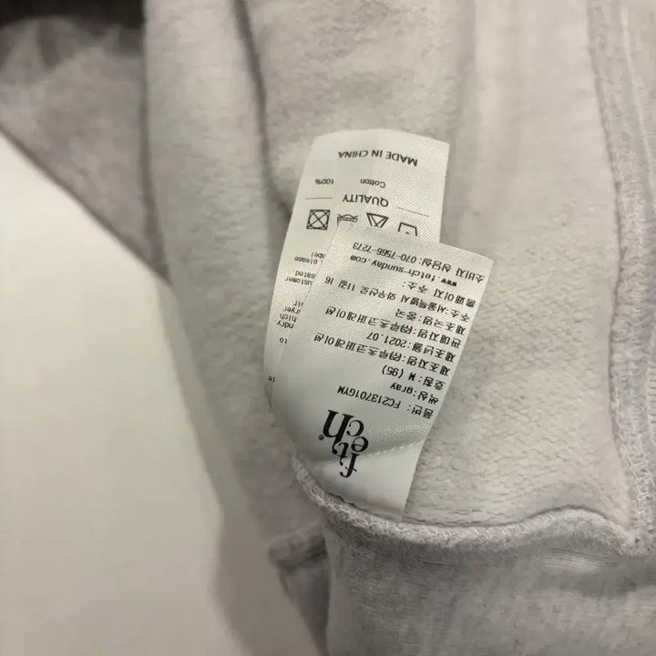 [SOLD OUT] [M] fetch 페치 프린팅 맨투맨 그레이 퍼플 D168