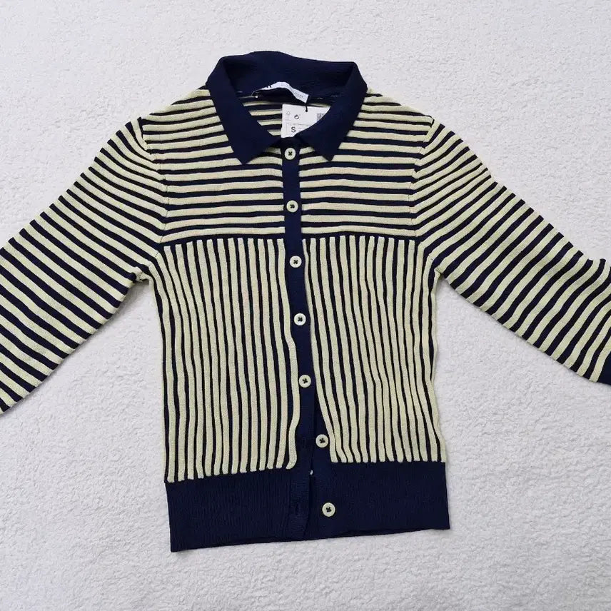 [BUNJANG] ZARA Striped Cardigan (S) / 자라 여름 가디건 새상품 s