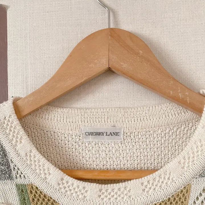 [BUNJANG] Pastel Waffle Knit Short Sleeve Sweater / 파스텔와플 반팔니트