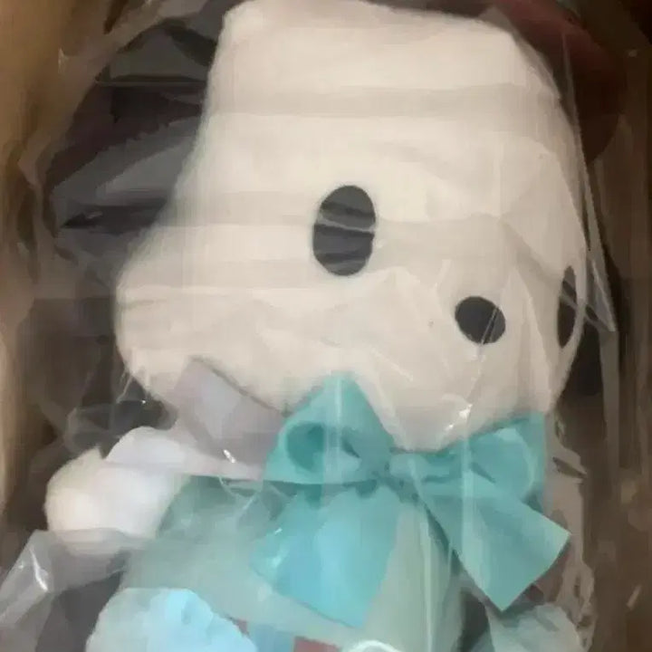 [BUNJANG] Sanrio Pochacco Birthday Plush Doll / 일본 정품 산리오 포챠코 생일 인형 약28cm