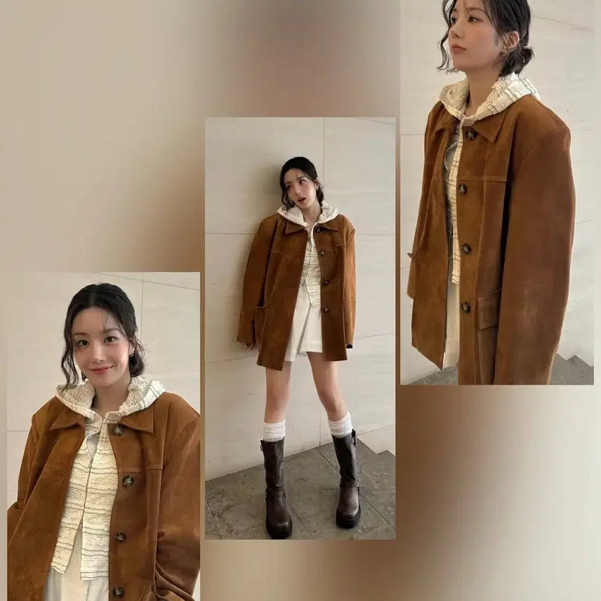 [BUNJANG] Zero/Planet Kwon Eunbi Lace Hooded Zip-up / 제로플래닛 레이스 후드집업 권은비 착용