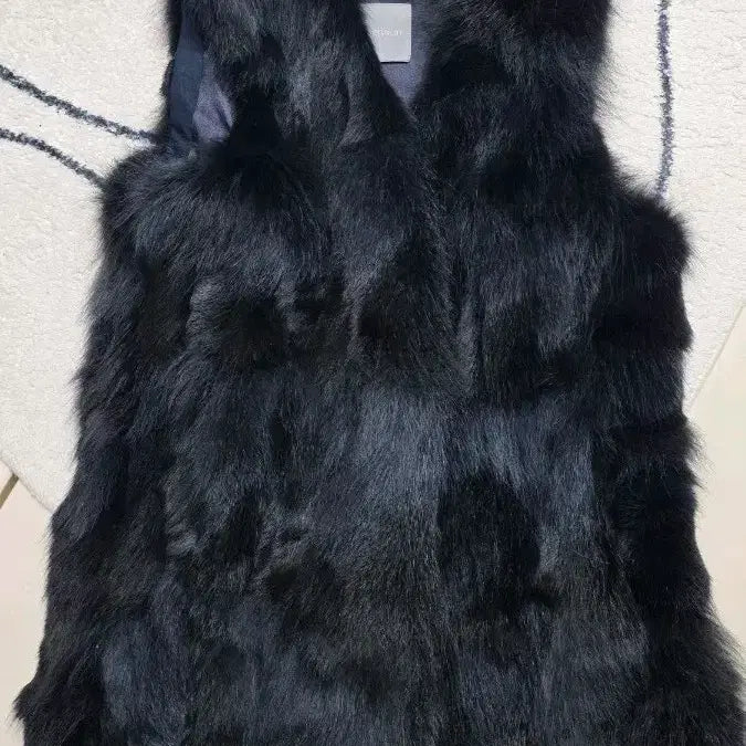 [BUNJANG] Dimension Natural Fur Vest / 디멘션(Dimension) 천연 퍼 베스트 (상태 최상)