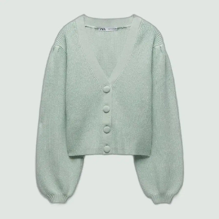 [BUNJANG] ZARA Mint Knit Cardigan / [zara 자라] 민트색 니트 가디건