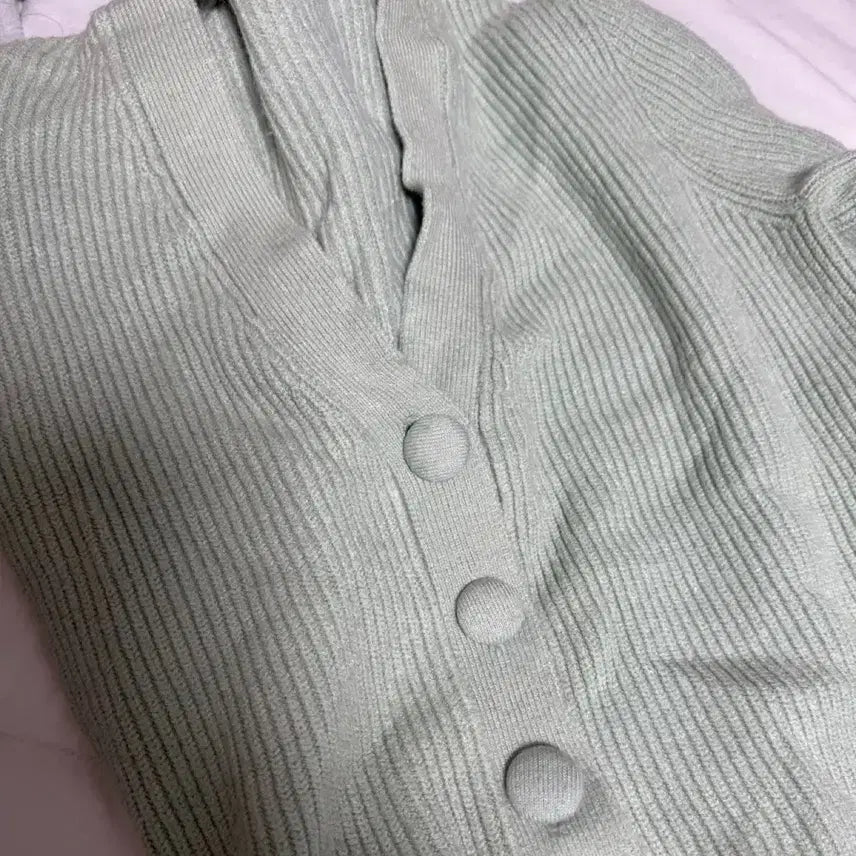[BUNJANG] ZARA Mint Knit Cardigan / [zara 자라] 민트색 니트 가디건