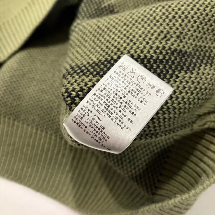 [BUNJANG] Critic Scout Boy Graphic Knit Olive / [M] 크리틱 스카웃보이 그래픽 니트 올리브 D177