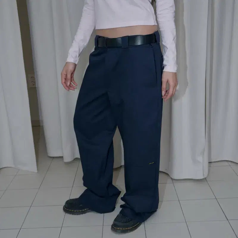 [BUNJANG] Attends Girls Chino Pants Navy / 새상품) 어텐즈 girls chino pants 팬츠 네이비