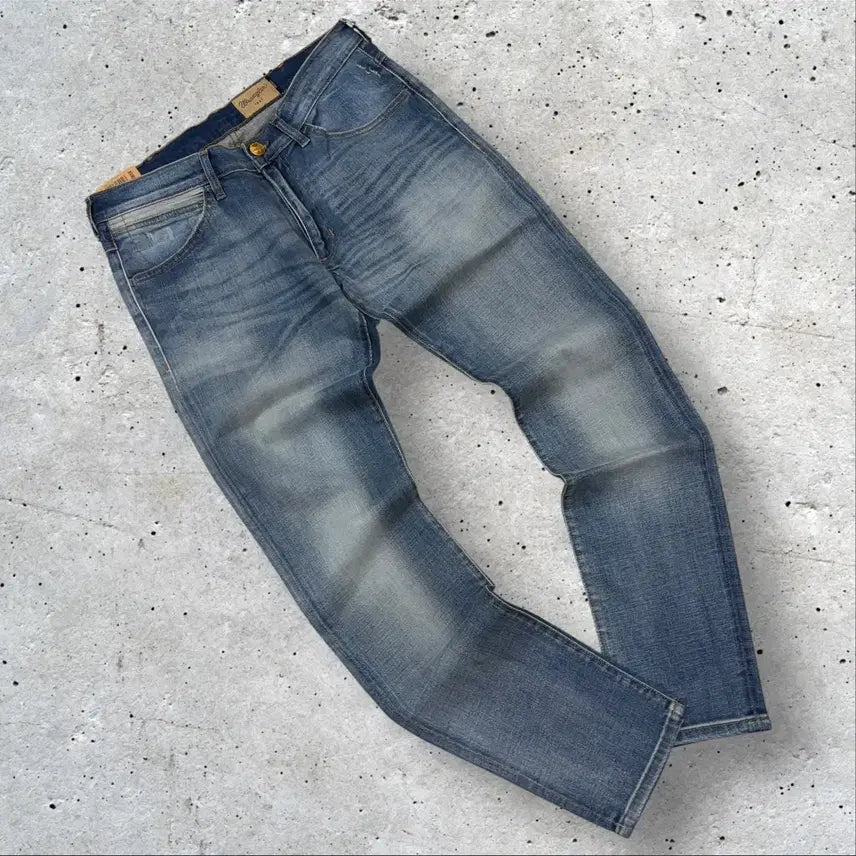 [BUNJANG] Wrangler Bryson Skinny Denim Jeans / [31x34] 랭글러 브라이슨 스키니 데님 팬츠 청바지 D182