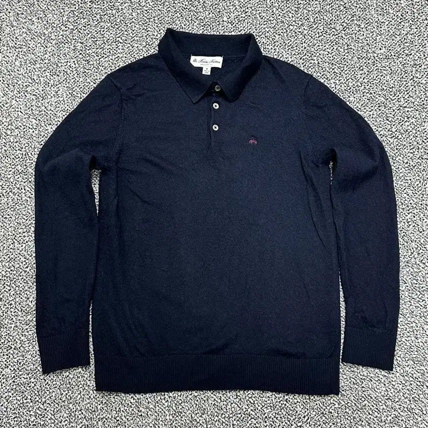 [BUNJANG] Brooks Brothers Knit Long Sleeve Polo Shirt / 95) 브룩스브라더스 니트 긴팔 카라티