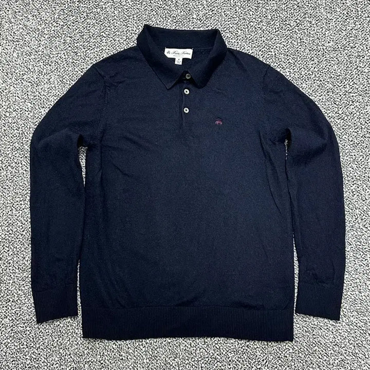 [BUNJANG] Brooks Brothers Knit Long Sleeve Polo Shirt / 95) 브룩스브라더스 니트 긴팔 카라티