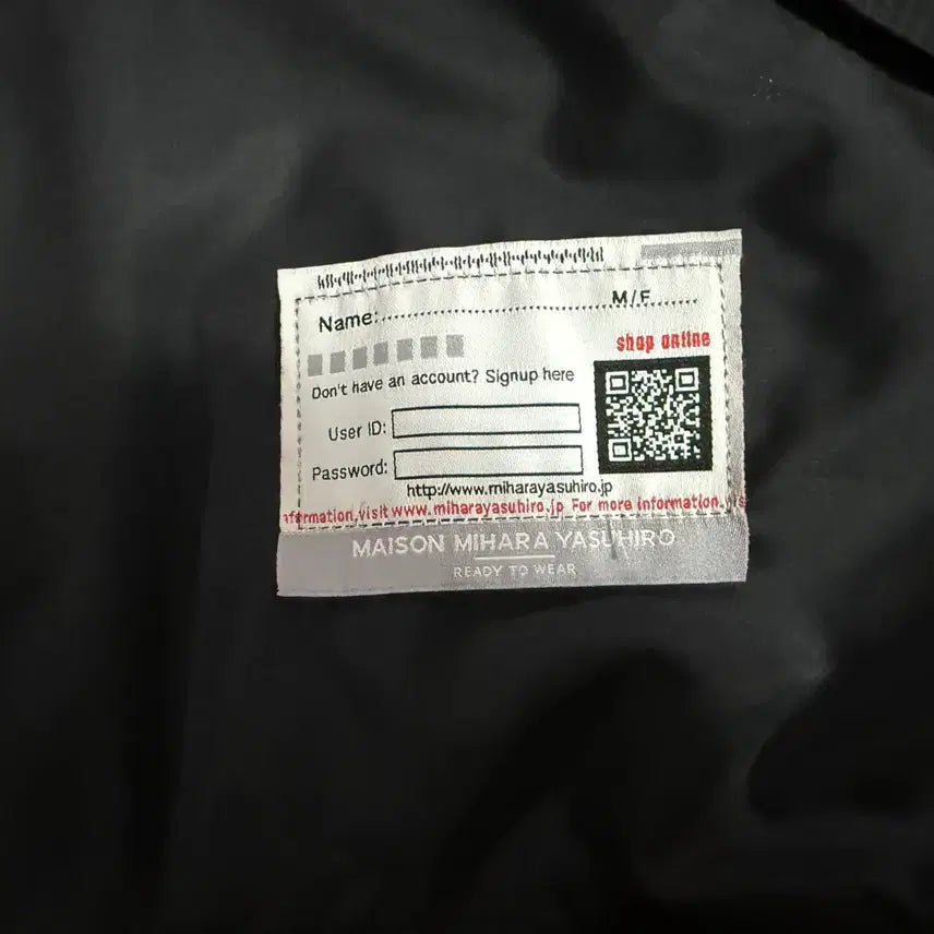 [BUNJANG] Maison MIHARA YASUHIRO Bottom Layered Nylon Jacket / (새제품) 미하라야스히로 바텀 레이어드 나일론 자켓