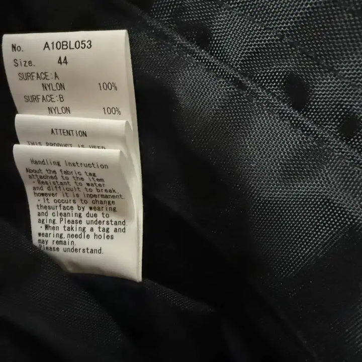 [BUNJANG] Maison MIHARA YASUHIRO Bottom Layered Nylon Jacket / (새제품) 미하라야스히로 바텀 레이어드 나일론 자켓