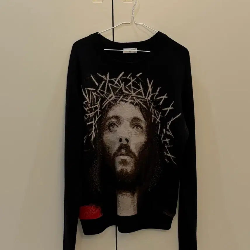[BUNJANG] Enomnit Black Knit Sweater / 이놈어닛 니트