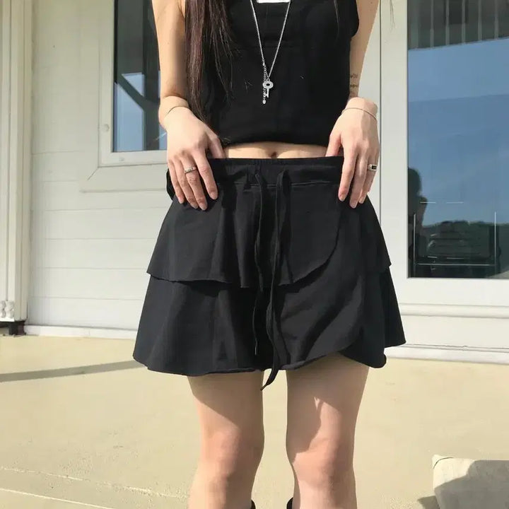 [BUNJANG] We Are Dewil Tank Top - Black / 위아 나시 / 드윌 나시 - 블랙