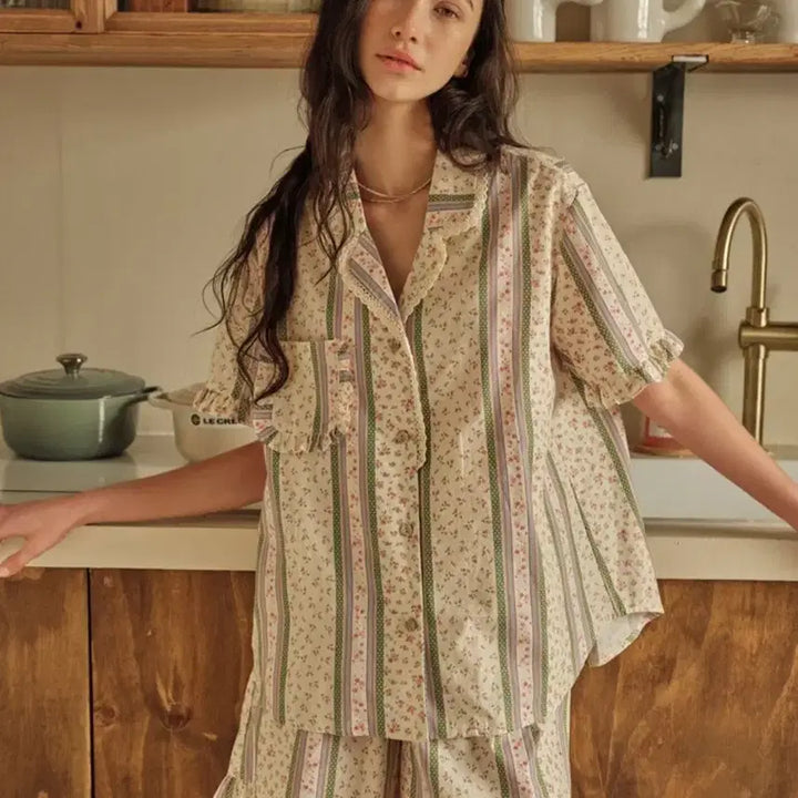 [BUNJANG] Ulalapajama Mare Short-Sleeve Pajama Set / 울랄라파자마 마레 반팔 페어