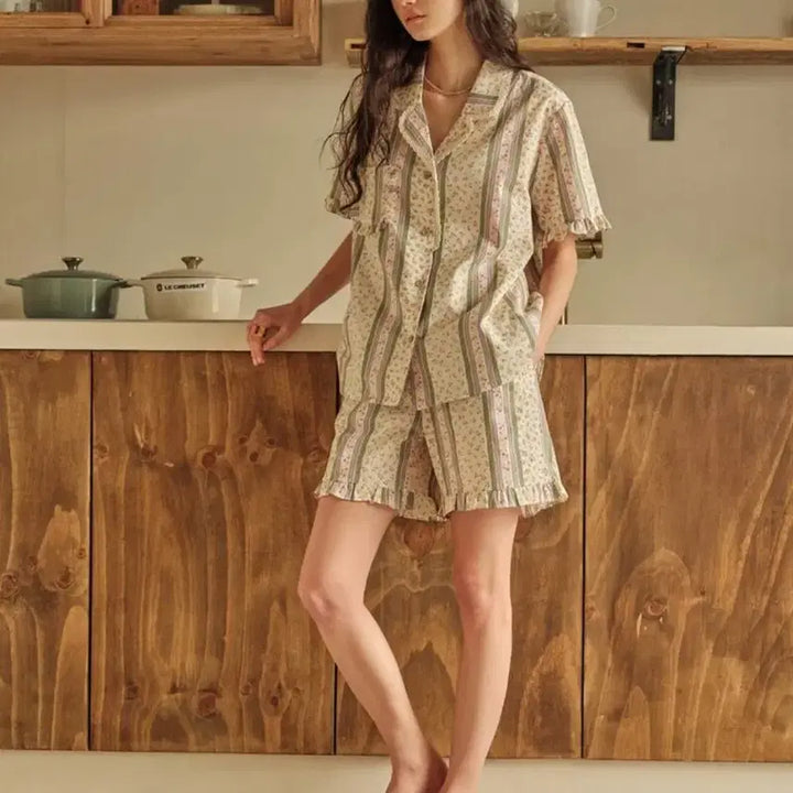 [BUNJANG] Ulalapajama Mare Short-Sleeve Pajama Set / 울랄라파자마 마레 반팔 페어