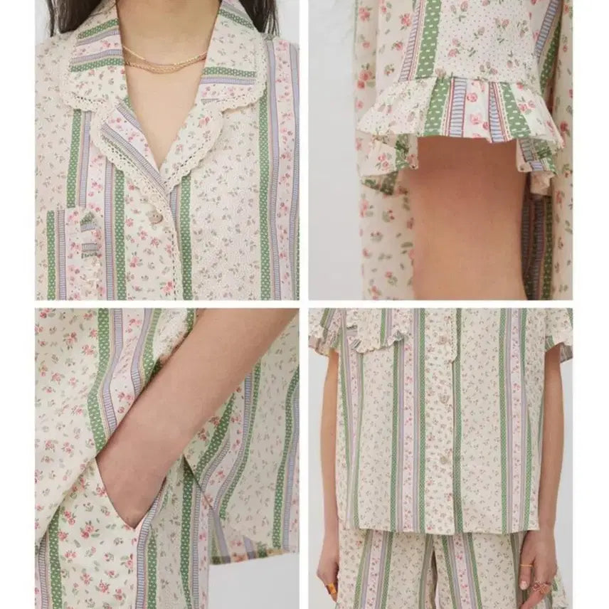 [BUNJANG] Ulalapajama Mare Short-Sleeve Pajama Set / 울랄라파자마 마레 반팔 페어