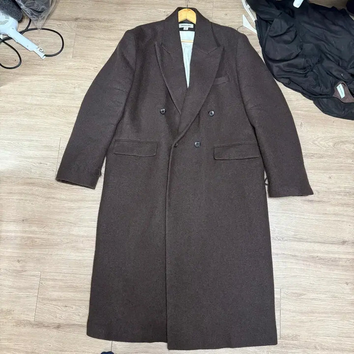 [BUNJANG] Zara Nanushka Wool Coat Brown / 자라 나누시카 울 코트 브라운
