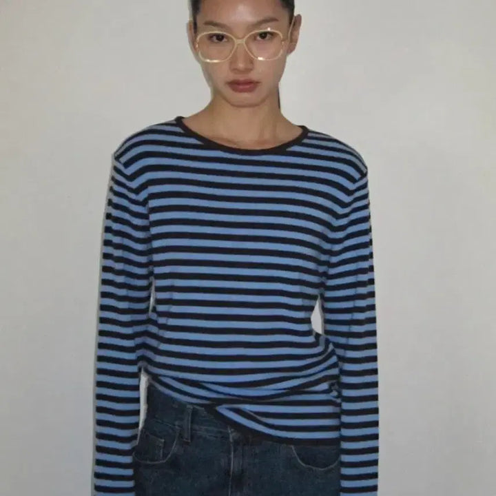 [BUNJANG] PONITAIL Stripe T-Shirt / 129,000-> 90,000원 PONITAIL 포니테일 스트라이프 티셔