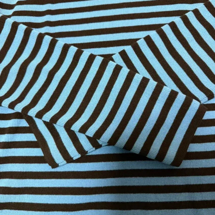 [BUNJANG] PONITAIL Stripe T-Shirt / 129,000-> 90,000원 PONITAIL 포니테일 스트라이프 티셔