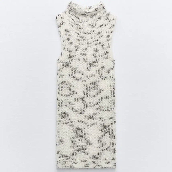 [BUNJANG] ZARA Knit Long Top / 자라 콤비 니트 롱 탑
