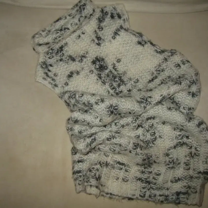 [BUNJANG] ZARA Knit Long Top / 자라 콤비 니트 롱 탑
