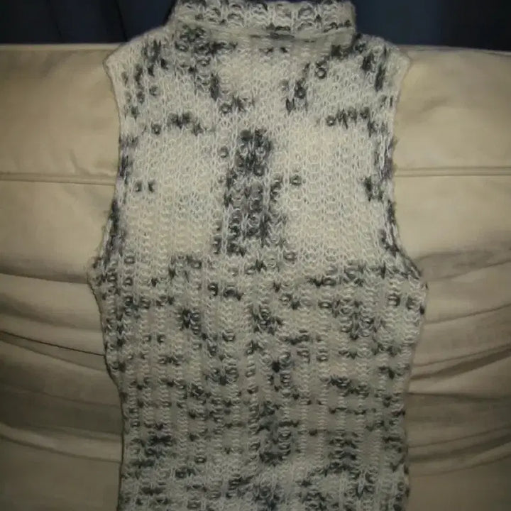 [BUNJANG] ZARA Knit Long Top / 자라 콤비 니트 롱 탑