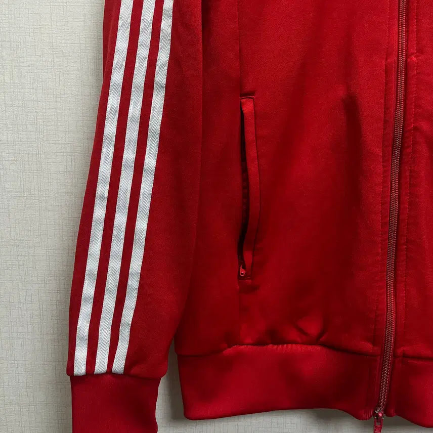 [BUNJANG] Adidas Originals Superstar Track Top Jacket Red / 아디다스 오리지널 슈퍼스타 삼선 저지 트랙탑 져지 자켓 레드 100