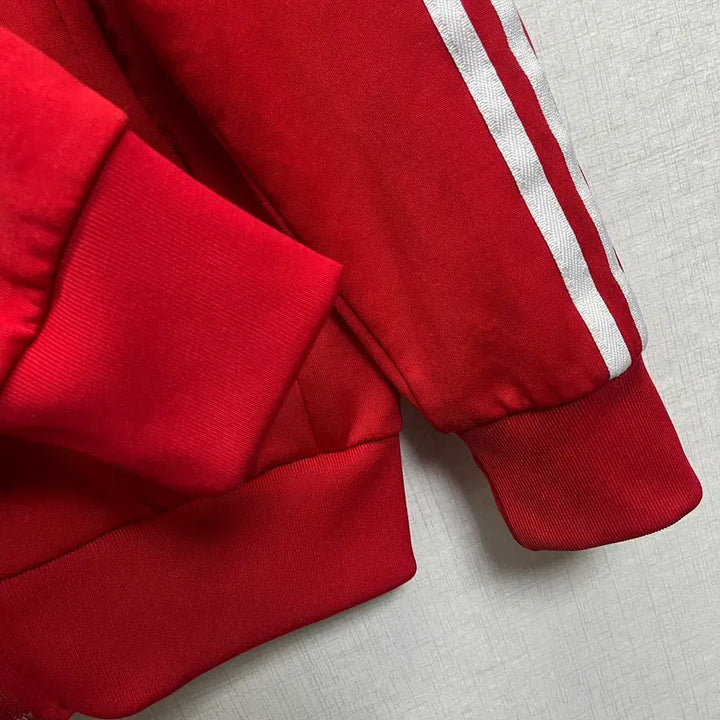 [BUNJANG] Adidas Originals Superstar Track Top Jacket Red / 아디다스 오리지널 슈퍼스타 삼선 저지 트랙탑 져지 자켓 레드 100