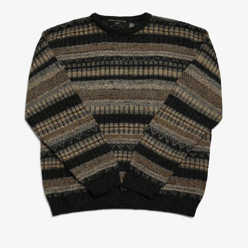 [BUNJANG] USA Henry Grethel Multi-Pattern Knit Sweater / USA 90s 미국 빈티지 Y2K 모리걸 그런지룩 멀티 패턴 니트 스웨터