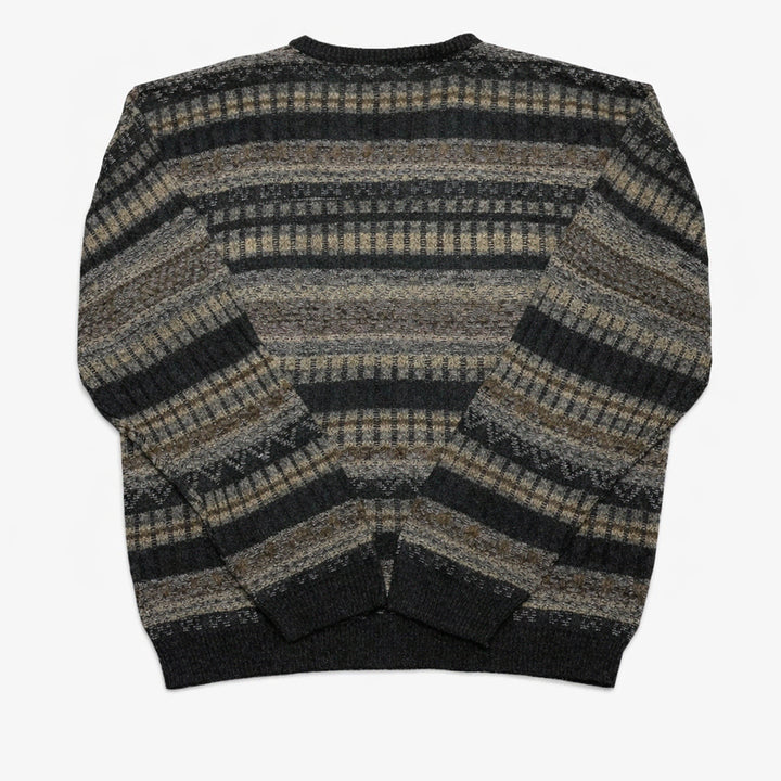 [BUNJANG] USA Henry Grethel Multi-Pattern Knit Sweater / USA 90s 미국 빈티지 Y2K 모리걸 그런지룩 멀티 패턴 니트 스웨터