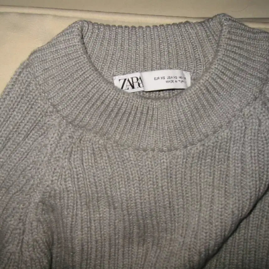 [BUNJANG] ZARA Cropped Knit Sweater / 자라 크롭 니트 스웨터