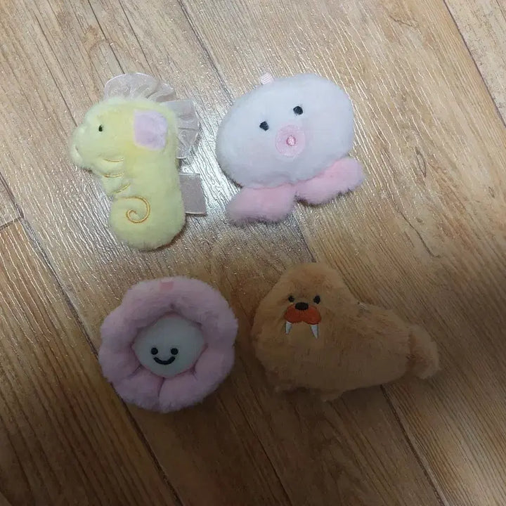[SOLD OUT] 해양생물 마그넷 인형 가챠 해마 조개 문어 바다사자 일괄