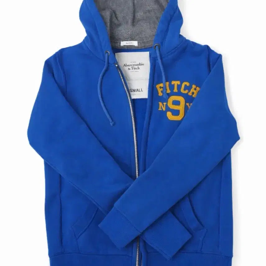 [BUNJANG] Abercrombie Vintage Blue Peach Hoodie Zip-up / 아베크롬비 빈티지 블루 피치 후드집업