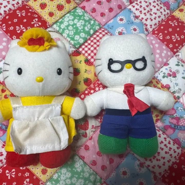 [BUNJANG] Vintage Hello Kitty Family Dolls / 고전 키티가족인형